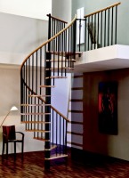 MINKA Spiral Wood interiérové točité schodisko | schody-minka.sk