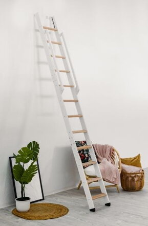 MINKA Strong 10 rebríkové schody Biela - Smrek