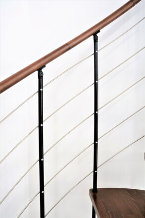 MINKA Venezia Black Walnut 160 točité schodisko