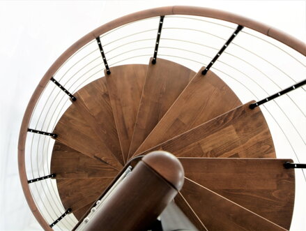 MINKA Venezia Black Walnut 160 točité schodisko