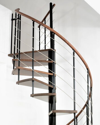 MINKA Venezia Black Walnut 160 točité schodisko